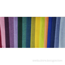 Plain 100%Polyester Woven Linen Fabric for Sofa
